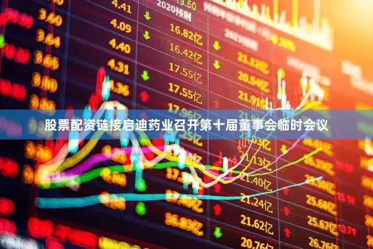 股票配资链接启迪药业召开第十届董事会临时会议